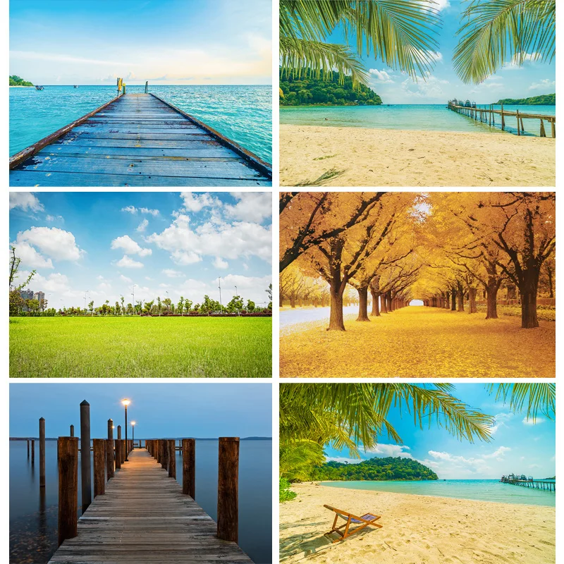 

Natural Scenery Photography Background Beach Forest Landscape TravelPhoto Backdrops Studio Props 21927 ZSC-04