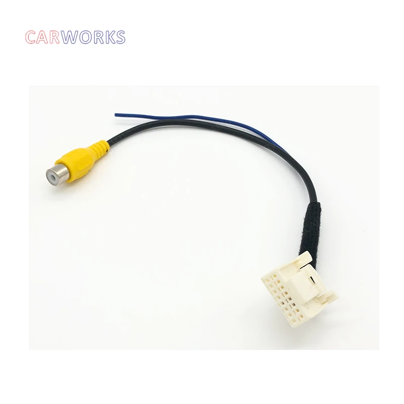 For Hyundai Elantra Avante Santa Video Input Plug 16 Pin Interface Rear View Camera Cable Adapter Wire Harness