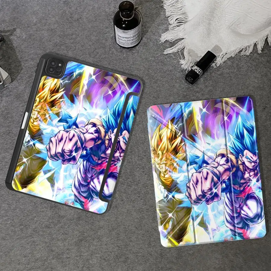 

Чехол-подставка Dragon Ball Vegeta Goku для планшетов iPad Mini 6, 7, Pro 11, 10, 9, 8, 7, 12.9 дюймов, Air 4, 5, M3, M2, 1, 2, M4