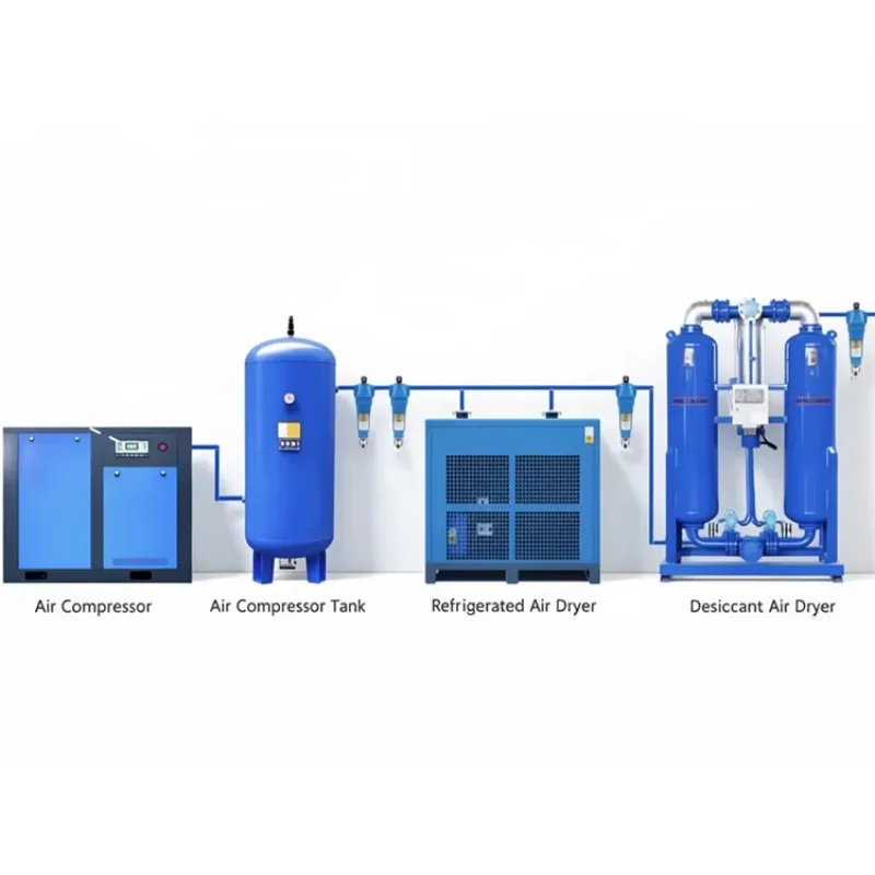 Low Noise Industrial 7.5 KW 11 KW 15 KW 22 KW 37 KW 55 KW 75 KW Permanent Magnet Variable Frequency Rotary Screw Air Compressor