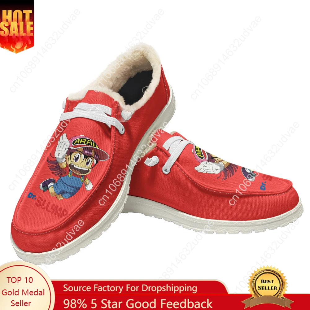 

A-Arale Dr Slump Plush Casual Shoes Flat Shoe Men Woman Breathable Casual Outdoor Lightweight Footwear Couple Custom Made Shoe