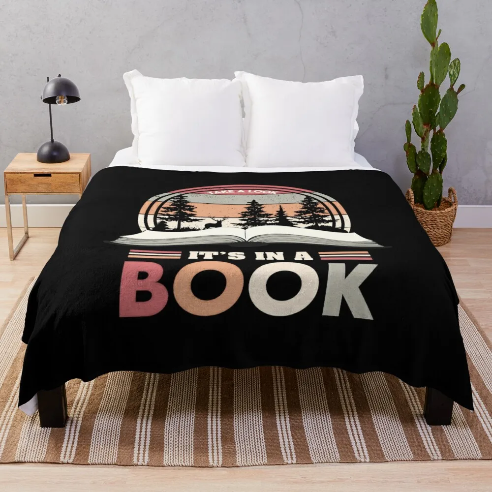 

It’s a Good Day to Read A Book ,Teacher Bookworm Reading Throw Blanket Hairys Decorative Throw Giant Sofa Summer Blankets