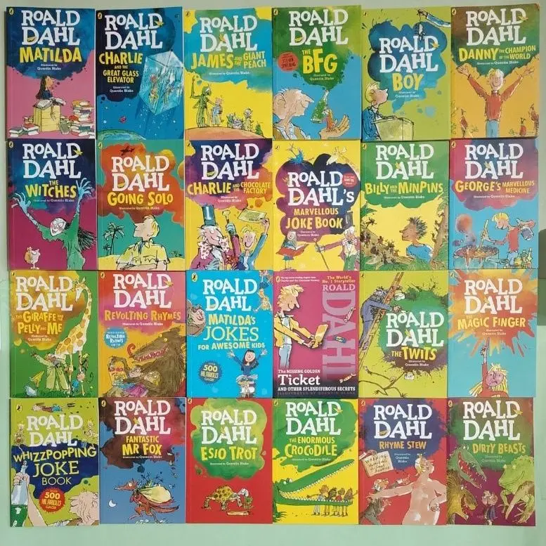

24-volume complete set of children's English novels by Roald Dahl