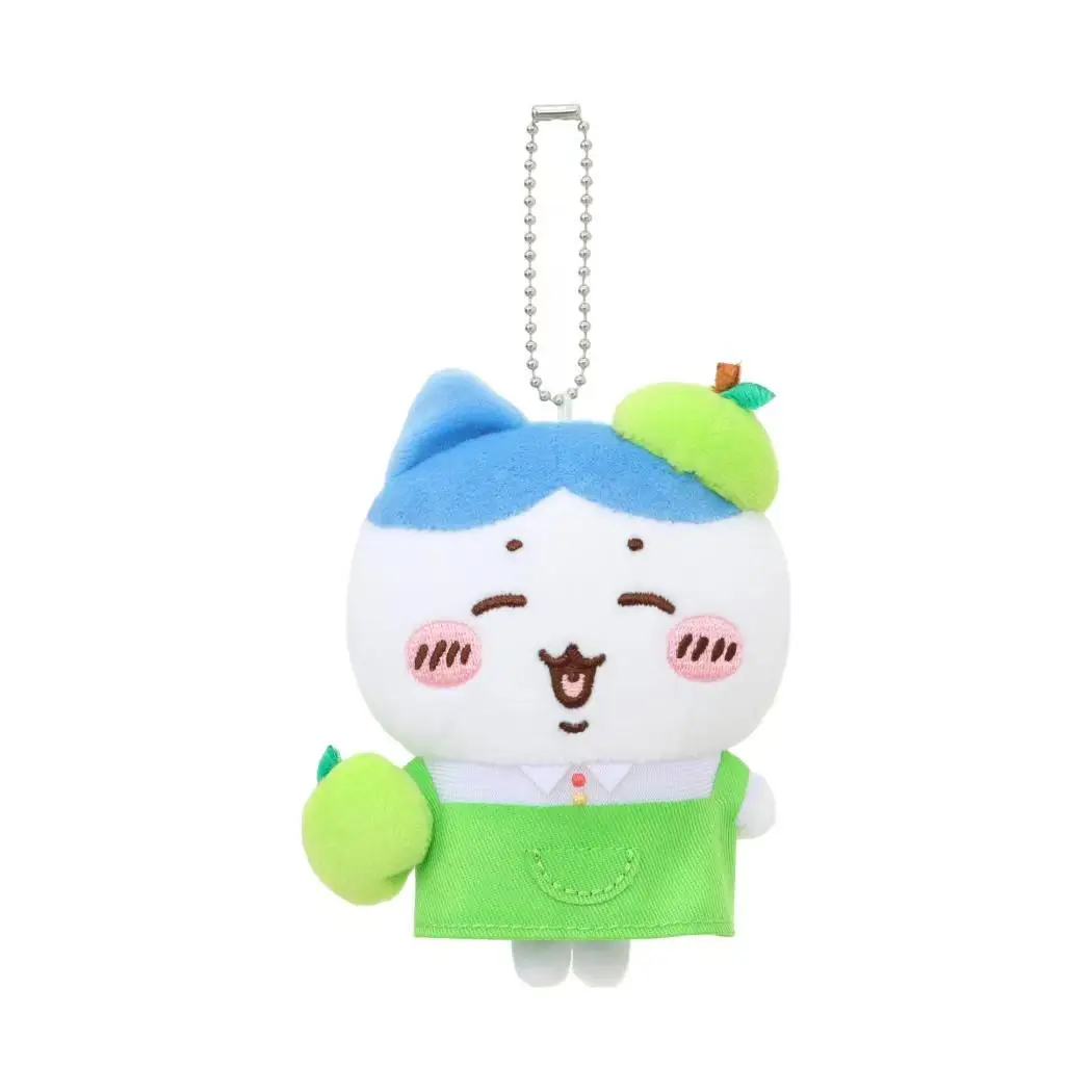 Chiikawa Fruit Market Series Mascot Keychain Cute Anime Character Fruit Clerk Pendant Bag Collectible Gift for Fans