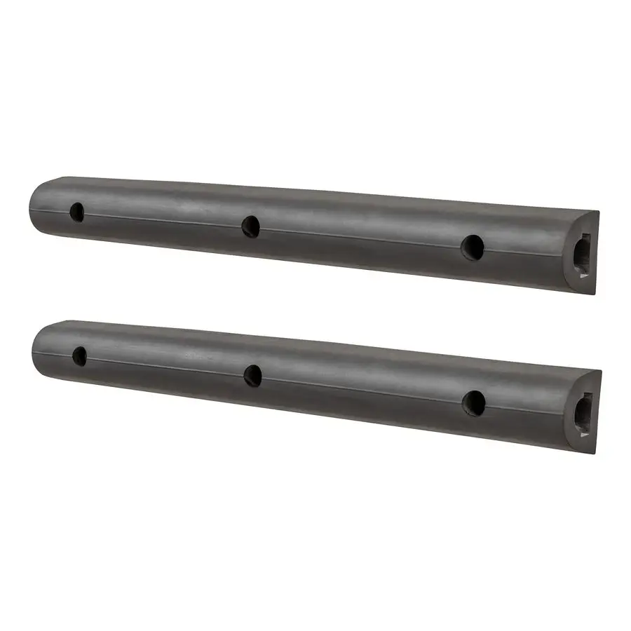 

20906162 20Inch Universal Rubber Bumper Guard Protector Strips Loading Dock Rear Fender Pad Bump Stop, 2Pack