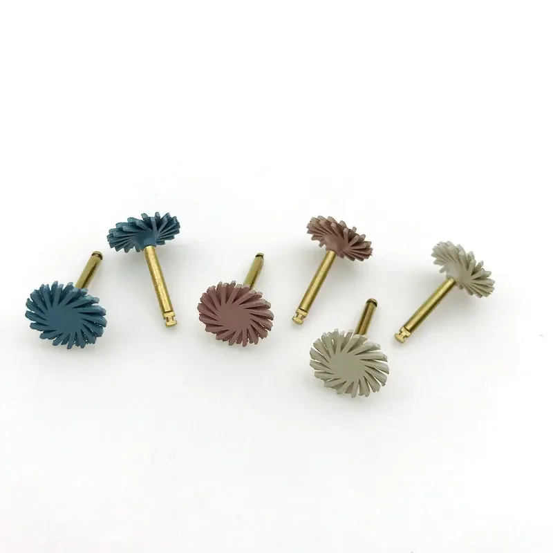 Dental Diamond Resin Polishing Disc Kit Flex Spiral Brush Bur Polisher Dentist Tool for Teeth Cleaning Restoration - Image 2