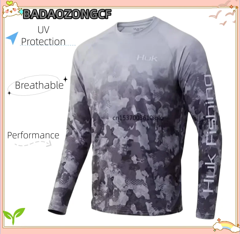 Performance Fishing Shirts Long Sleeve UV Protection Jersey Fish Wear Summer Men Breathable Angling Tops Wear Camisa Pesca