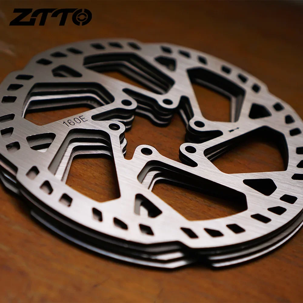 ZTTO 2.3mm Thicken MTB E-bike Bicycle Disc Brake Rotor Stainless Steel 160mm 180mm 203mm 220mm 6 Bolts Hub Mount Bike Parts