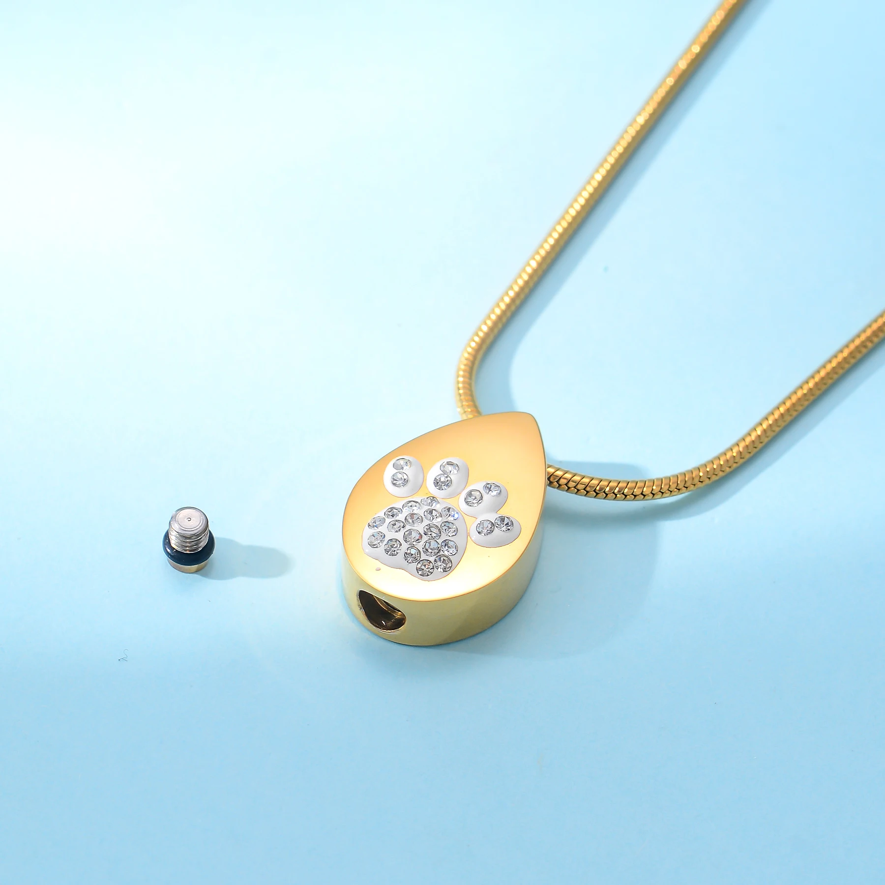 الحيوانات الأليفة جرة قلادة مخصصة اسم تاريخ الفولاذ المقاوم للصدأ الحرق تذكار لقط الكلب رماد الشعر مجوهرات تذكارية هدية