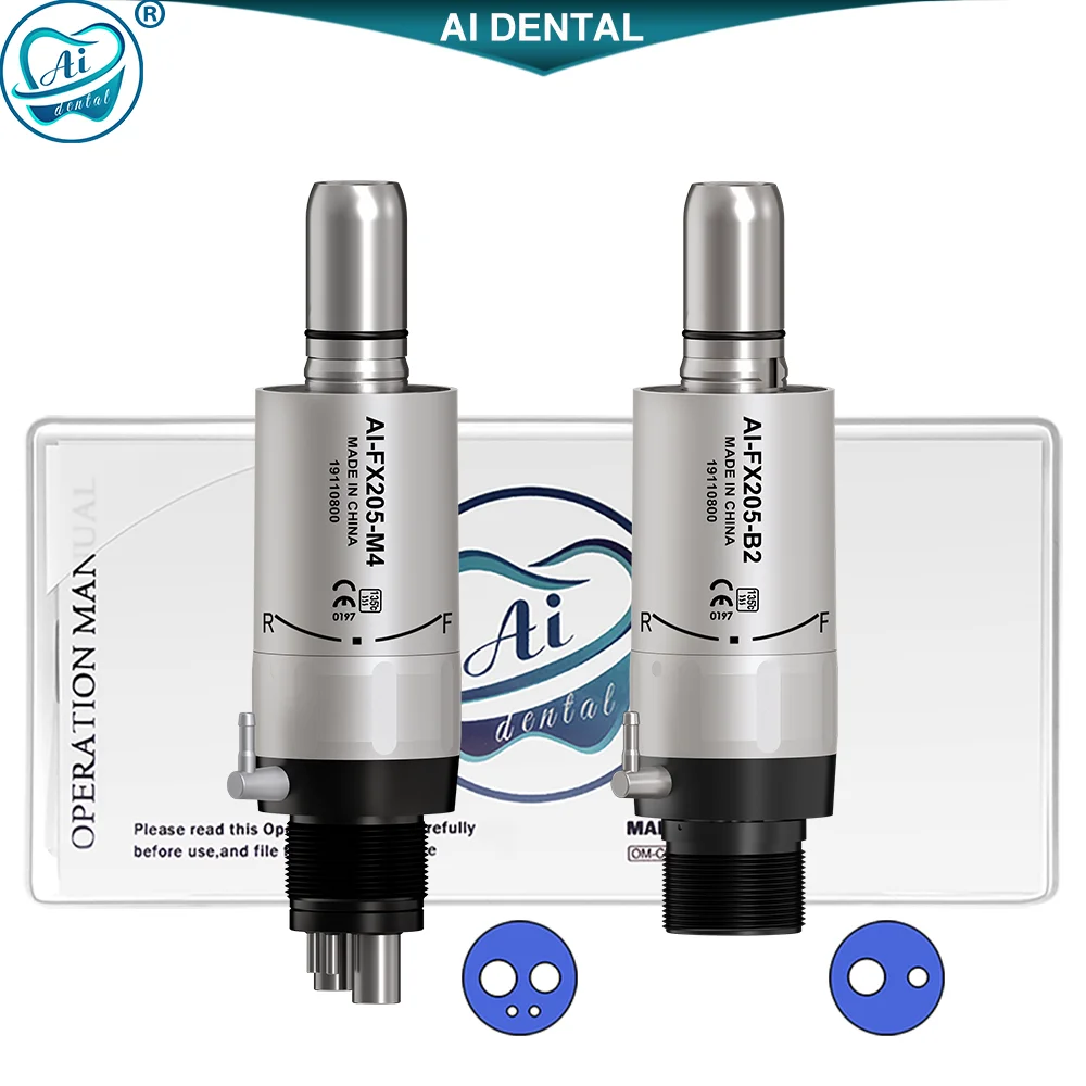 Dental FX205 series 2/4 holes external water air motor M204 series 2/4 holes inner water air motor none optical