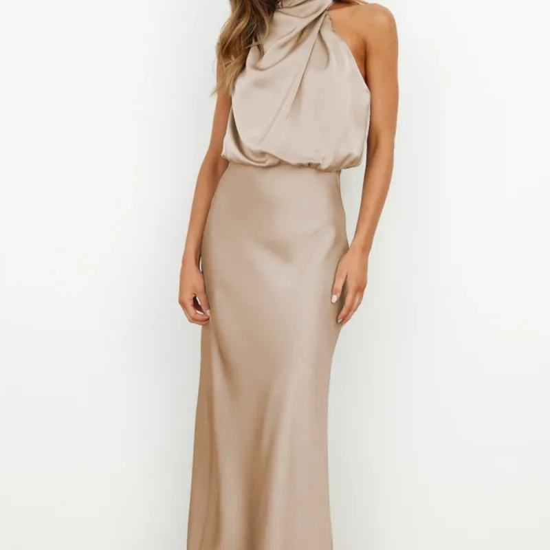 

Satin New Women Dresses Sexy Evening Party Dress Spring Summer Sleeveless Off Shoulder Bodycon Elegant Maxi Dresses For Women