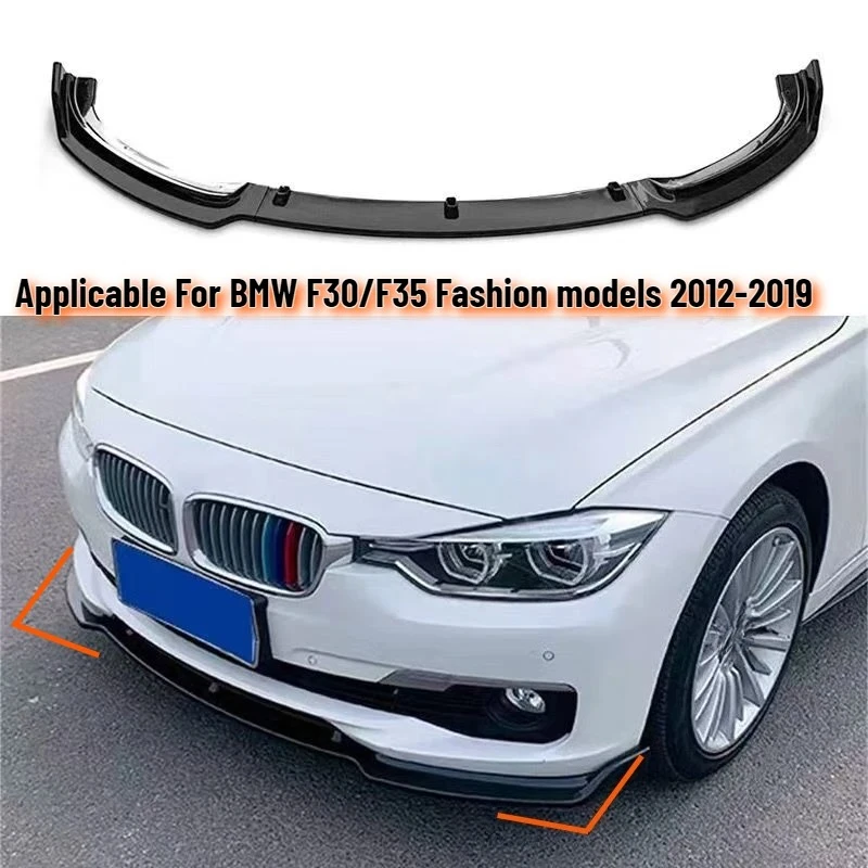 

Для BMW 3 серии F30 F35 2012-2019 Базовый седан Передний спойлер Бампер Губа Нижний сплиттер Лезвие Защитный передний бампер Аксессуары