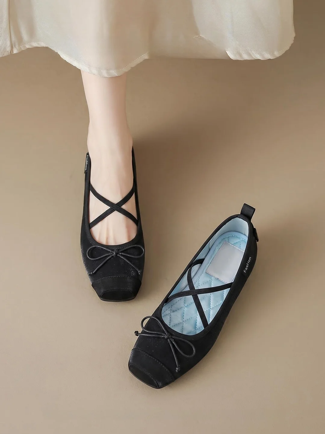 leather-version-mary-jane-women's-shoes-ballet-flat-square-head-inner-heightening-black-fashionable-casual-shoes-for-women