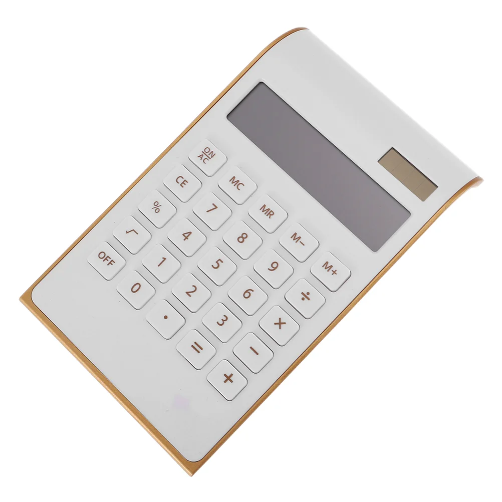 Basic Calculator Calculators Solar Office Computing Tool Student Ultra Thin Gold Supplies