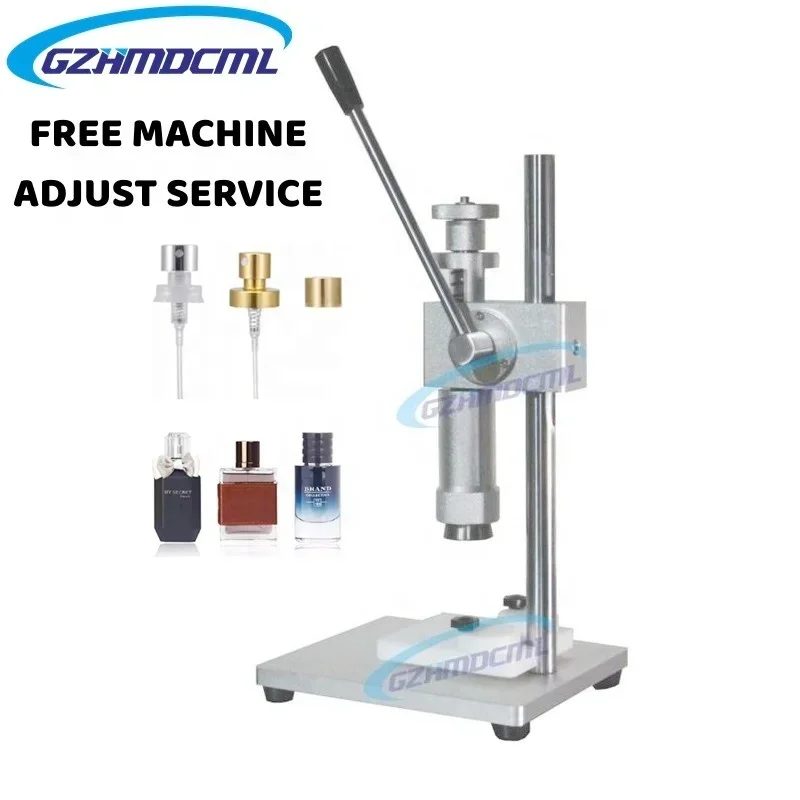 Full line manual small perfume bottle filling crimping tool machine for perfume bottles