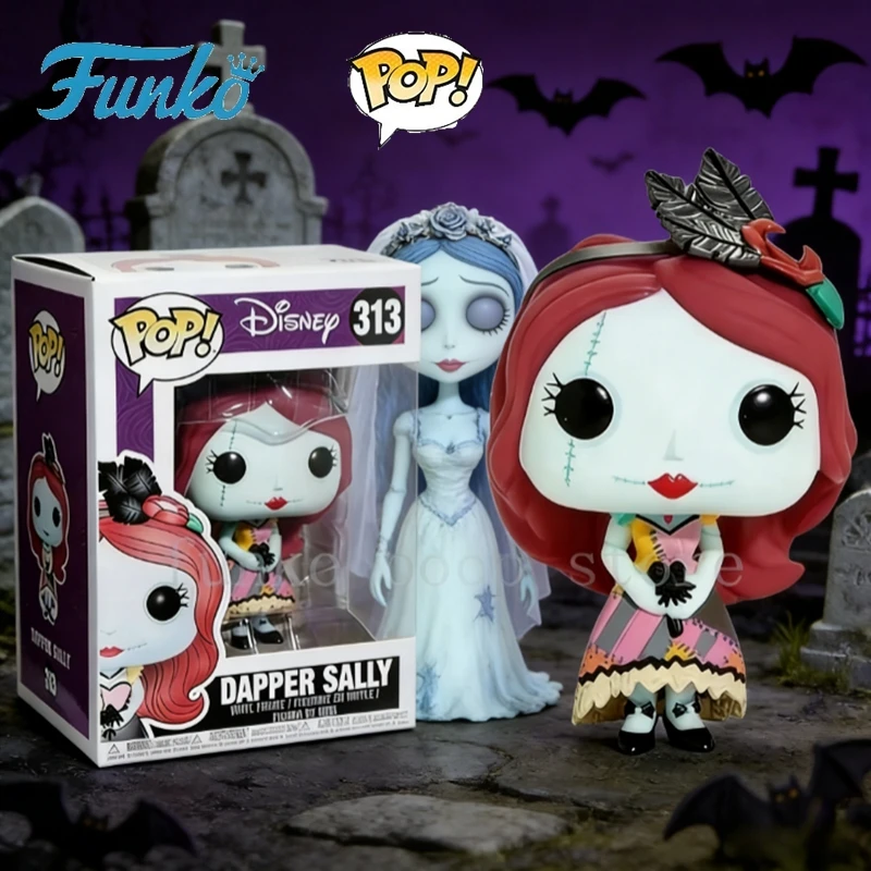Image of 2026 Funko Pop Disney Dapper Sally # 313 Geisterbraut Vinyl-Puppen Actionfigur Modellspielzeug