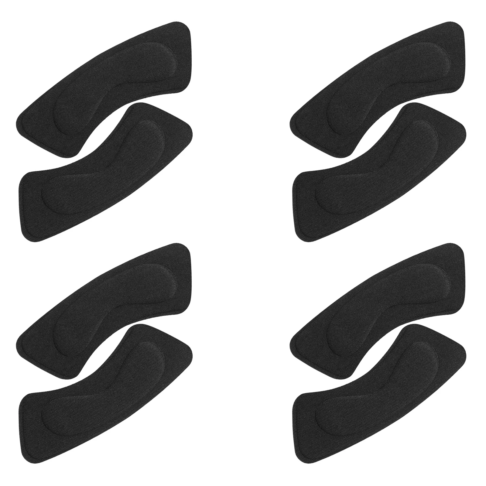 

8 Pairs Black Heel Sticker Sponge Pads for High Heels Shoes Absorb Sweat Anti Wear Feet Protection Inserts Cushion