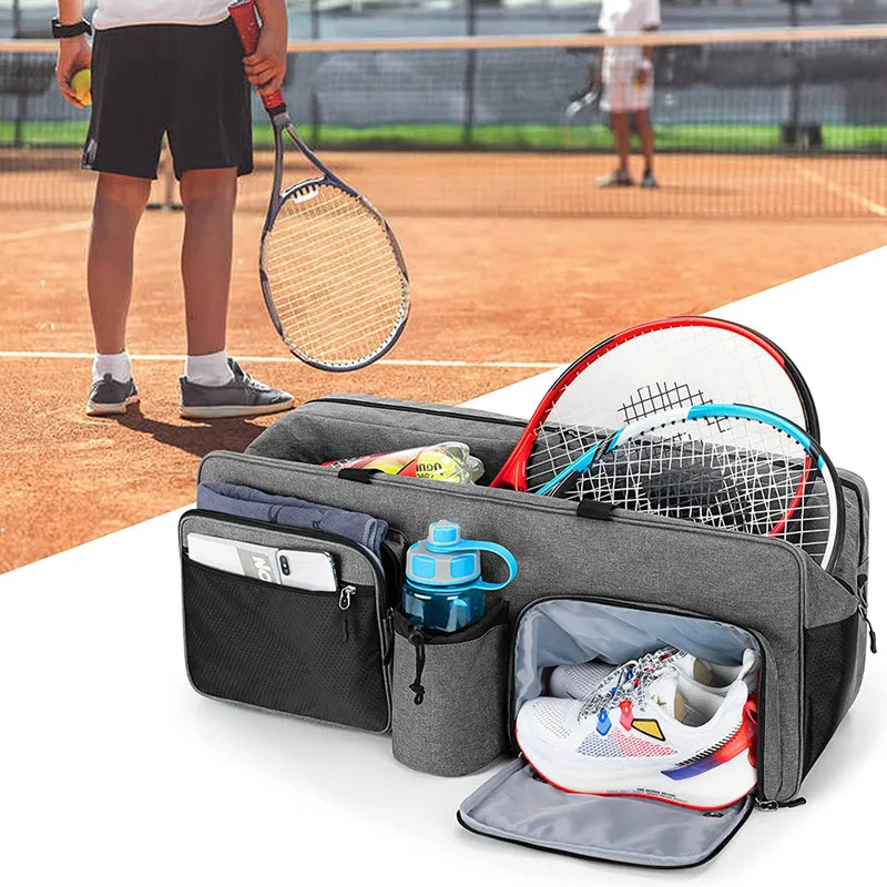 

Mens Tennis Badminton Racket Beach Large Shoes Shoulder Bolsa For Men Fitness Supplies Cover Women's Accessories Gym Sports Bag