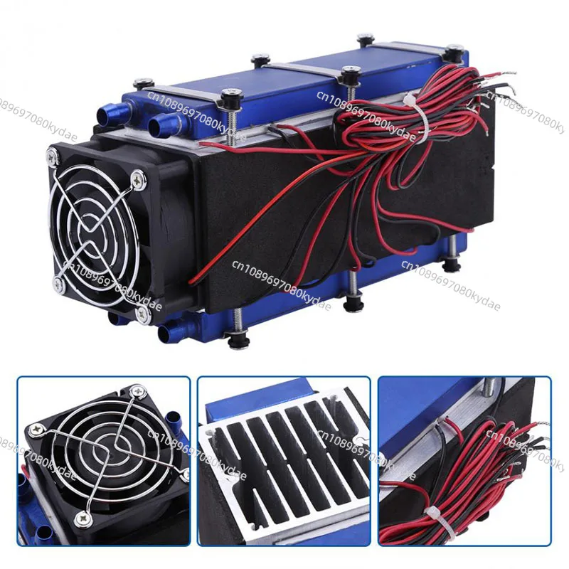 12V 576W 8 Chip TEC1-12706 Thermoelectric Cooler Air Cooling Device DIY Refrigeration Module for Pet Bed Home Project