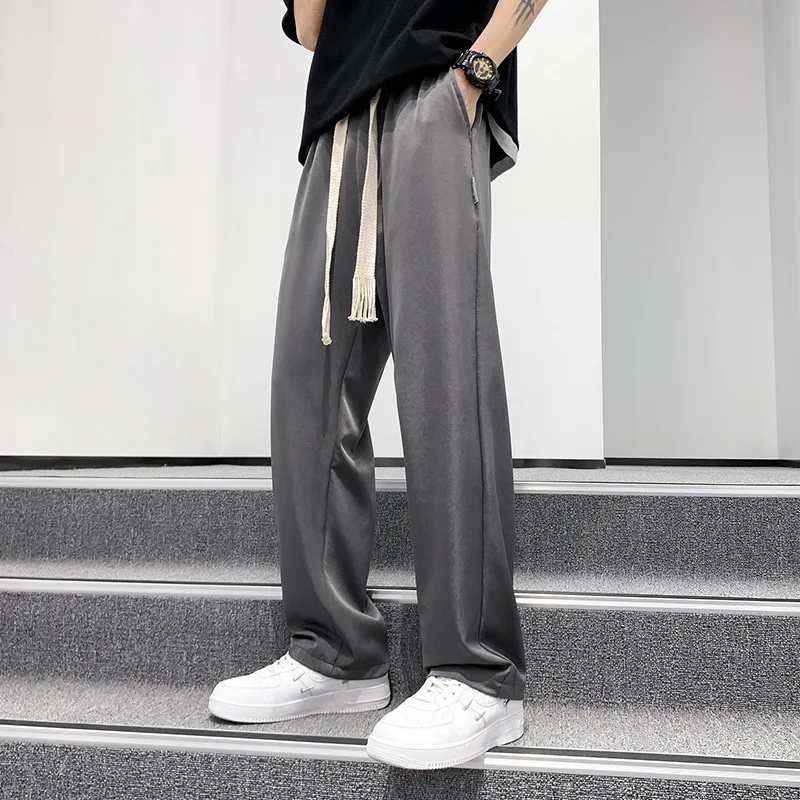 

Fashion Summer Mens Casual Black Grey Streetwear 2022 New Harem Pants Men Clothing