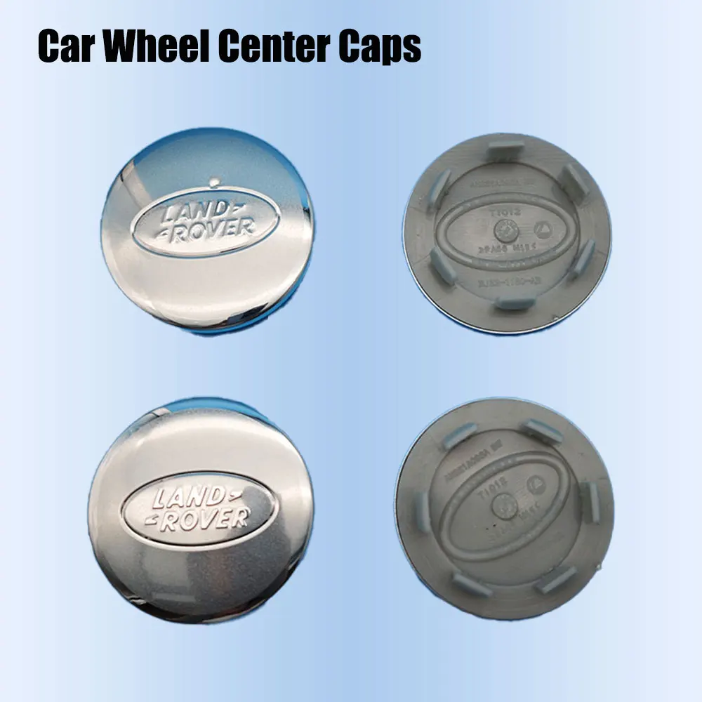 4pcs Silver ABS 63mm 62mm Land Rover Car Wheel Center Caps Rims Cover For LAND RANGE ROVER Discovery Sport L322 L320 Evoque