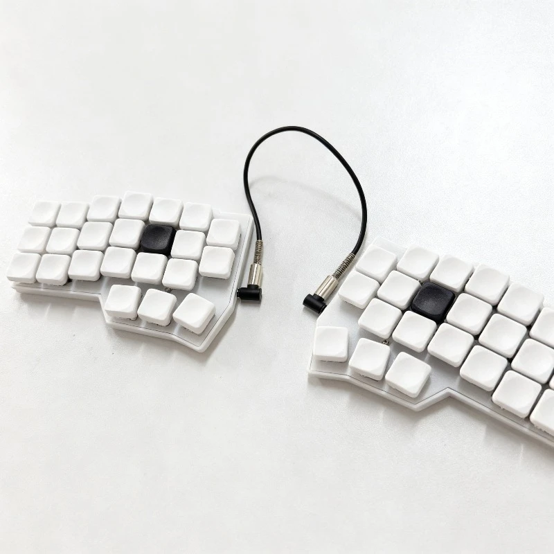 CORNE Wired Split Keyboard Customized RGB Hot Swap Single Mode Split Ergonomic Keyboard VIAL Left Right Hand Keyboards Gifts