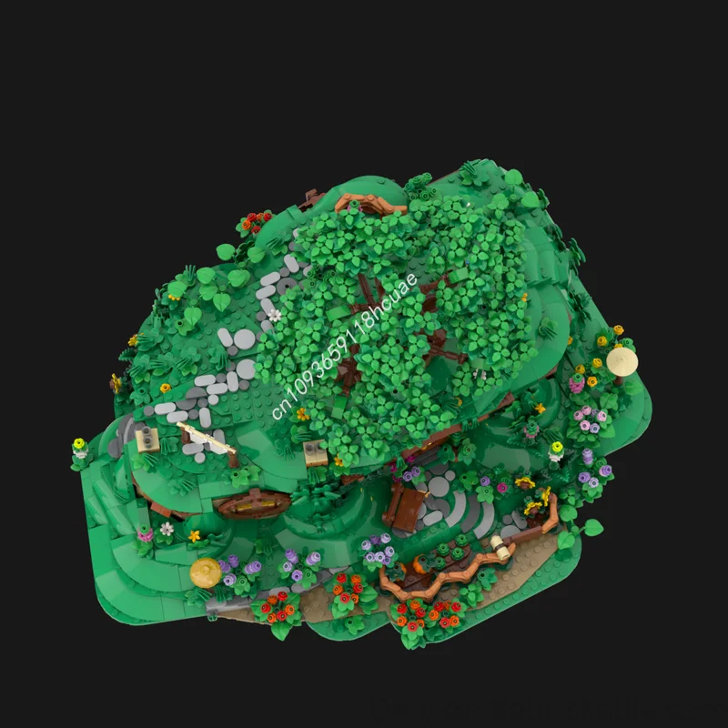 2025 New The Rings：The Shire Modular Houses Model Moc Building Blocks DIY Creative Assembly Educational Bricks Toys Kid Gifts
