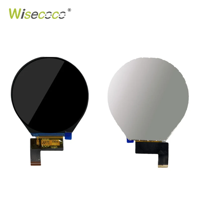 Wisecoco Round Screen 3.4 inch Circular LCD Module IPS Display 800*800 MIPI Drive Board For Smart Home Robot Industrial Control