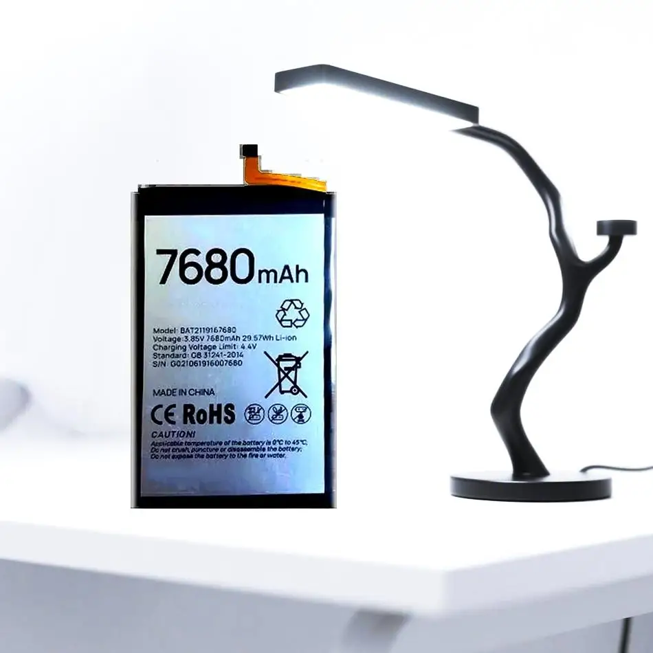 

For Doogee BAT2119167680 Reliable Replacement Mobile Phone Battery Good Low-Temperature Performance 7680Mah