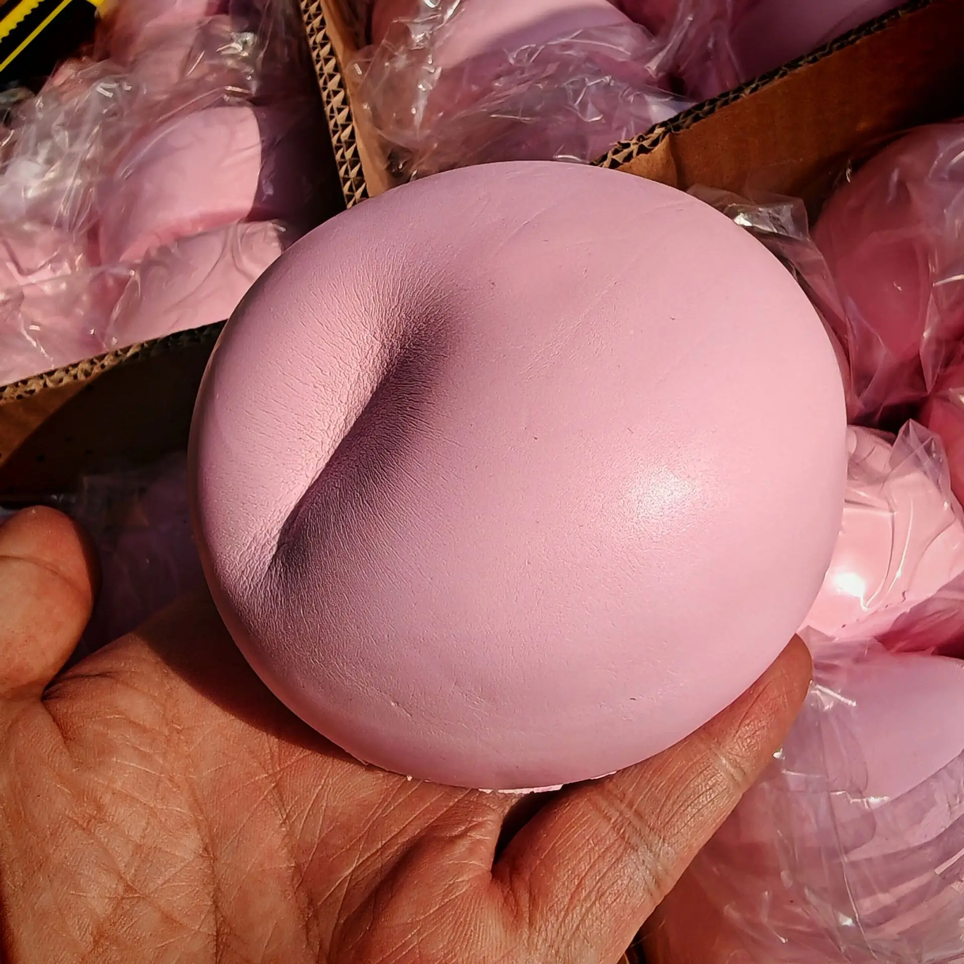 Colorful Dumpling Cake Decompression Squish Balls Low Rebound Stress Dough Toys for Home Office Decoration Daily Gifts
