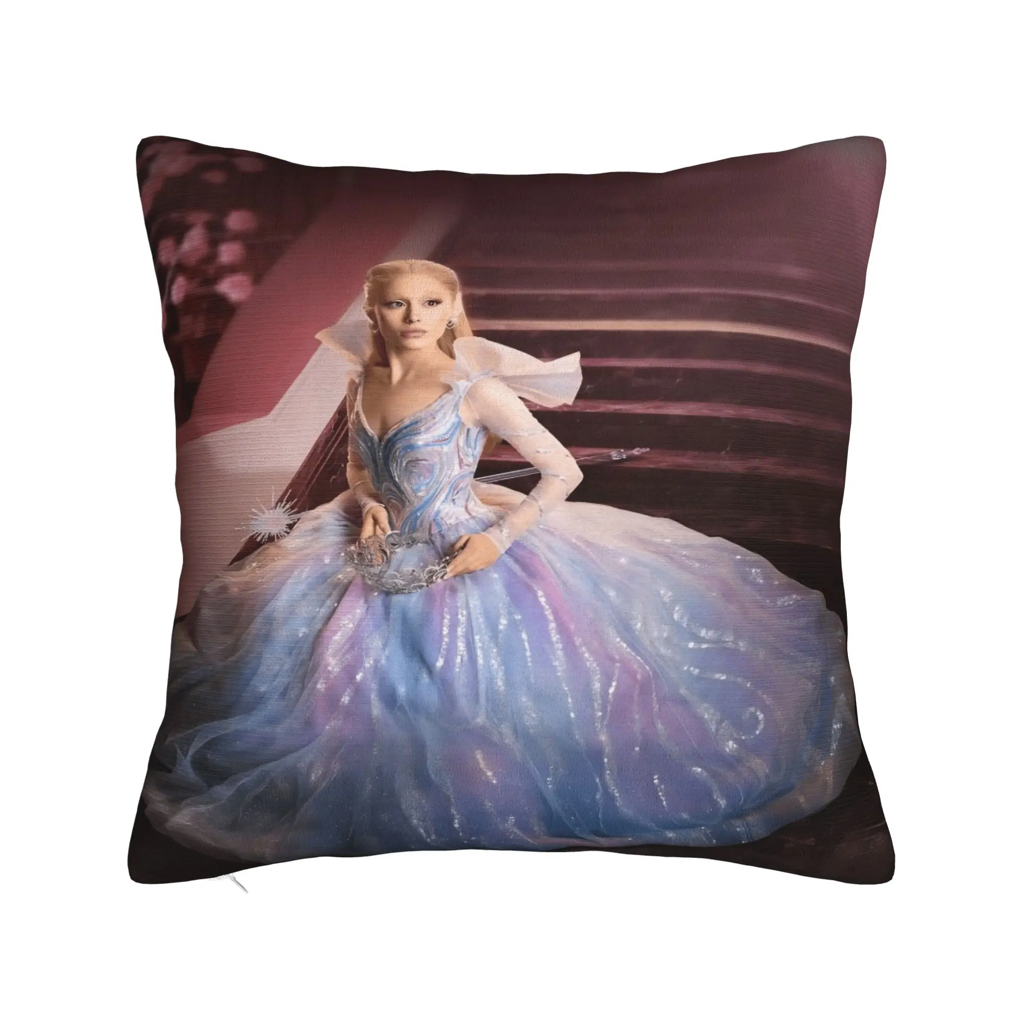 W-Wicked 2 Musical Movie Glinda Elphaba Pillow Cover  Comfy Cushion Cover Morden Pillow Case For Sofa Couch Bed Living Room