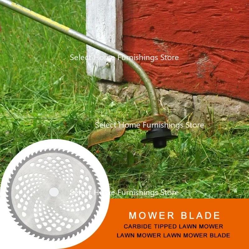 Suitable for 40 60  80 tooth lawn mower blades alloy saw blades weeding wasteland irrigation cutting machines garden universal