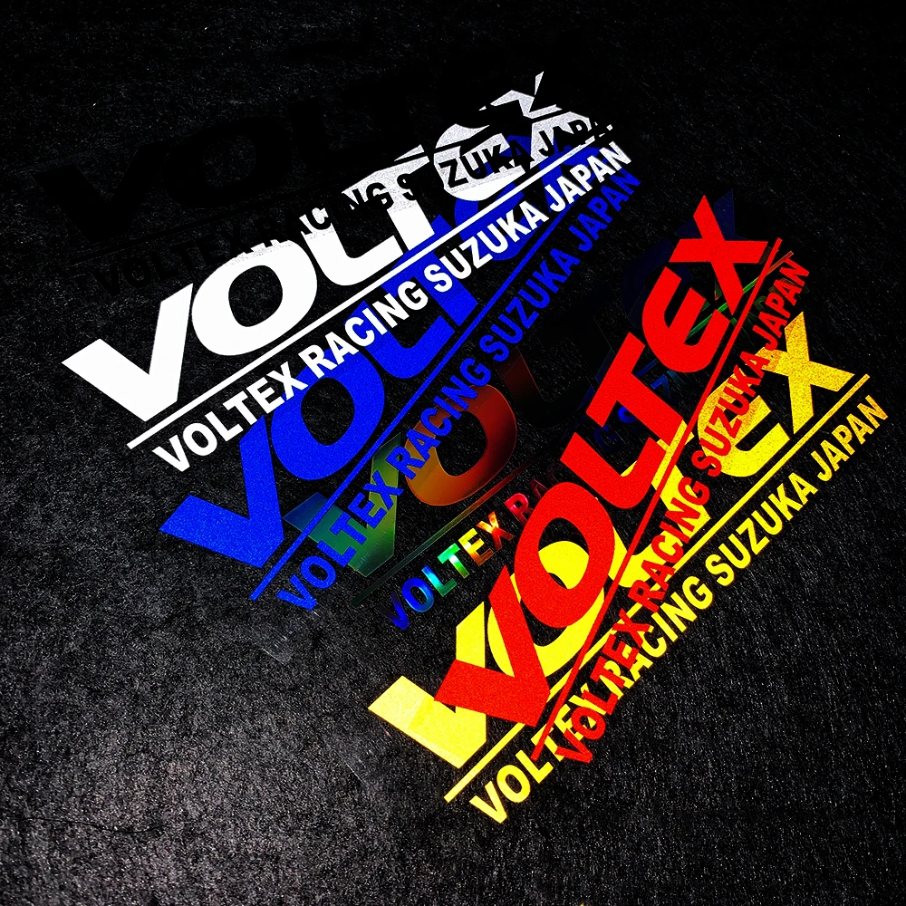 Car Sticker Vinyl Sponsor Auto Side Tail Auto Body Sticker for VOLTEX Japan Racing