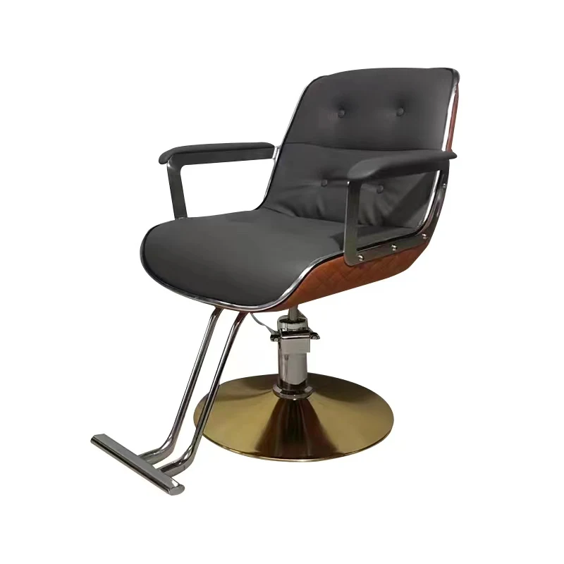 Heavy Duty Grey Hydraulic Chair Hair Salon Styling Chair Purpose