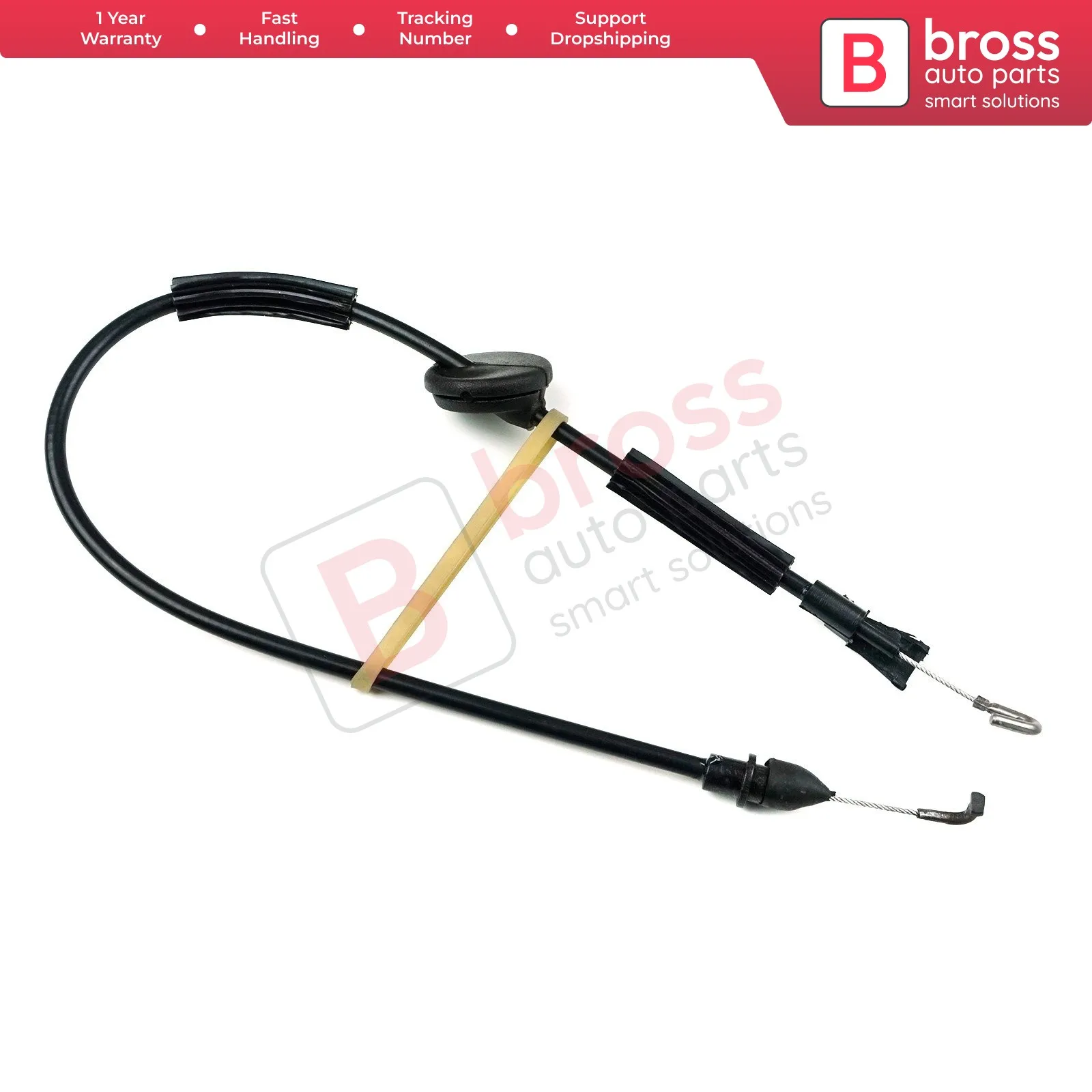 BDP74 Inner Door Lock Latch Bowden Handle Cable REAR Left or Right Doors 3 C4837085B for VW Passat 3B 3C. Cable Length: 535 mm