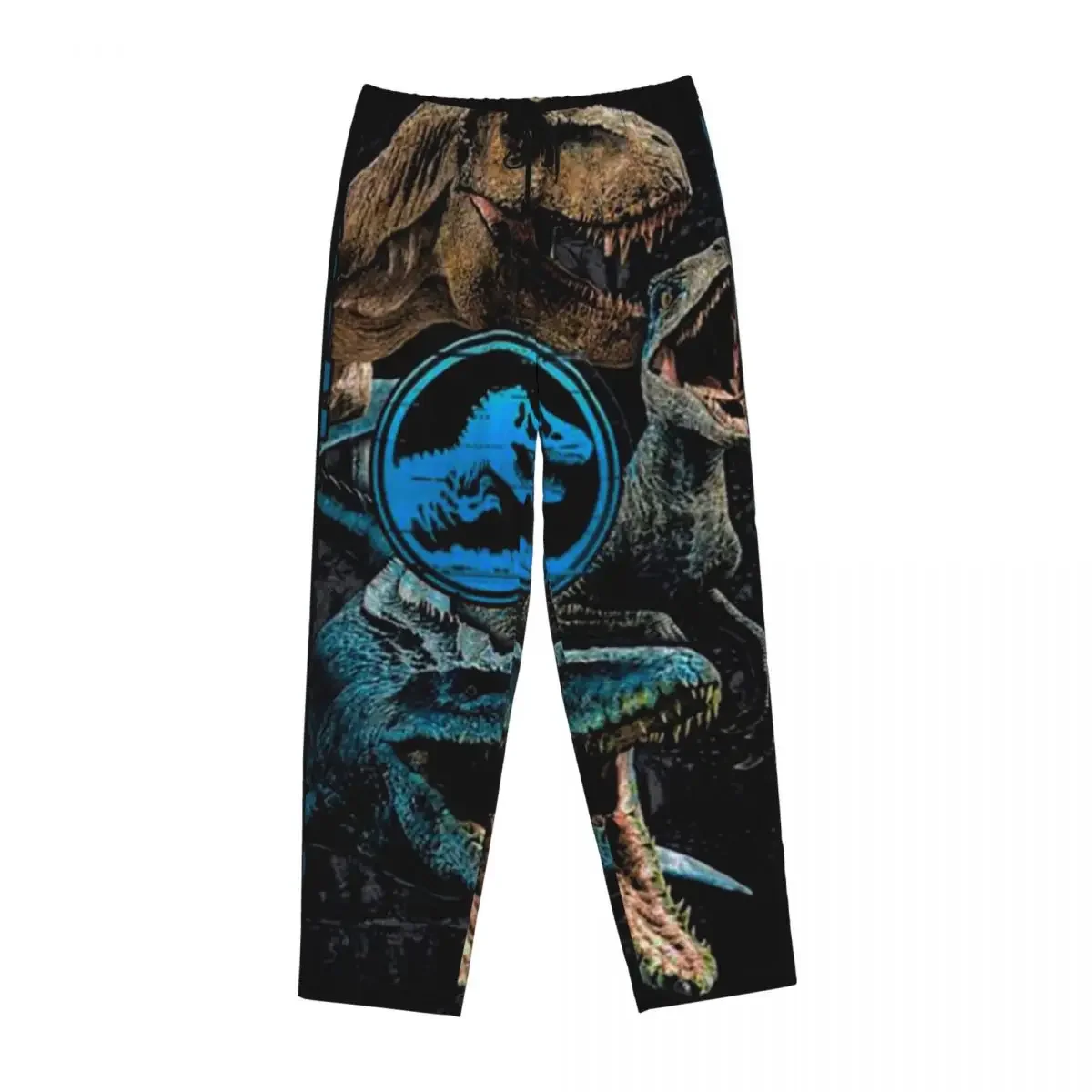 

Женские пижамные брюки Custom Jurassic World с карманами для отдыха и сна