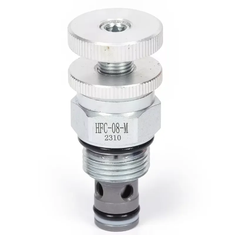Pressure Compensation Flow Control Valve Hydraulic Regulating Valve HFC-08