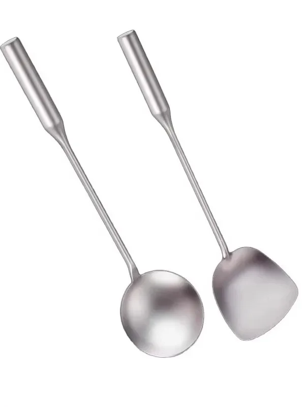 

Household full titanium shovel spoon wok cooking utensils pure titanium shovel