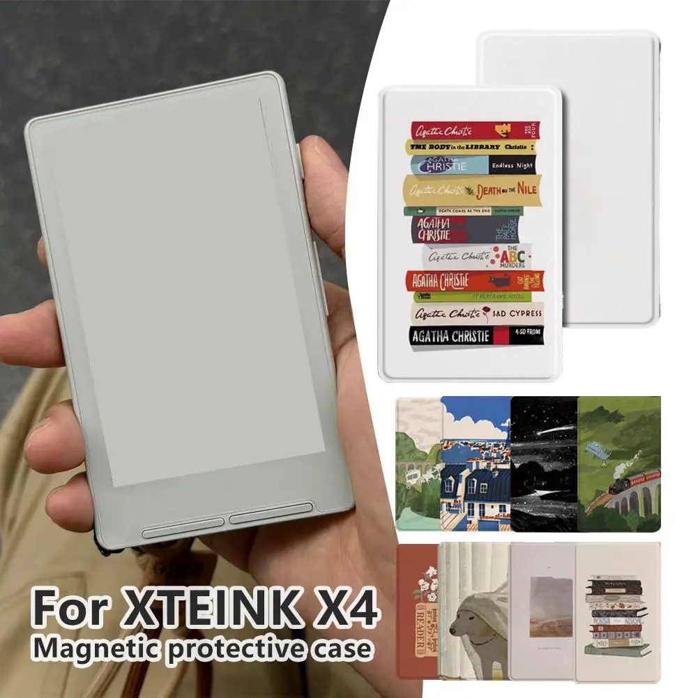 Clear TPU Case for Yuesing Tong X4 XTEINK X4 Magnetic Split 