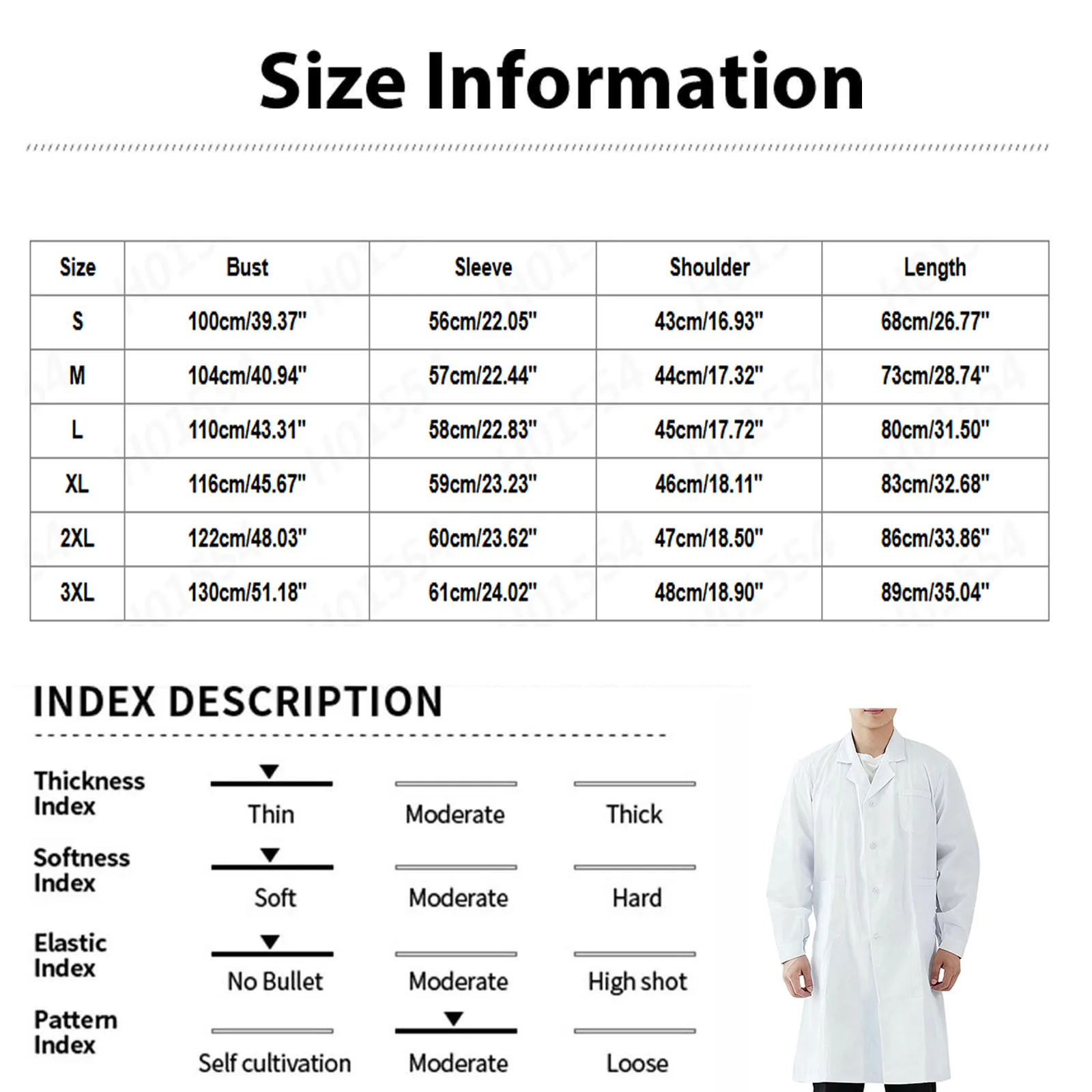 เสื้อผ้าทำงานแขนยาวสำหรับผู้ชาย YHOPE สามารถสวมใส่เป็นเสื้อคลุมด้านนอกได้