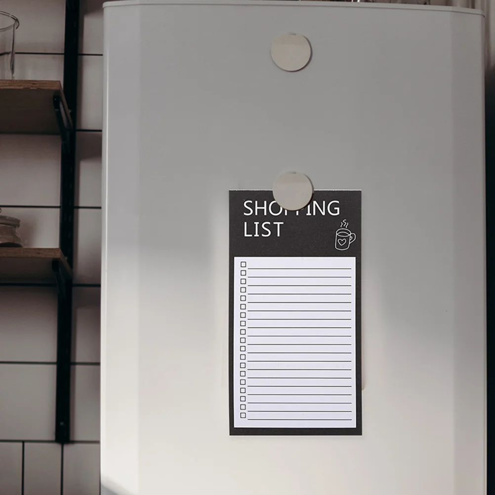 

Grocery List Notepad Weekly Shopping Planner Tear-Off Sheets Portable Daily Notepad for Kitchen Counter Writing Smooth No