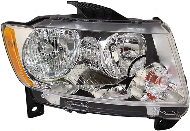 Per 11-13 Grand Cherokee Faro/Lampade Angolo Trasparente Cromo 55079378 AF 55079379 AF