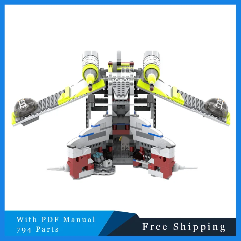 794 قطعة سلسلة معركة النجوم اللبنات القتالية المأهولة هليكوبتر لتقوم بها بنفسك تجميع لعب الأطفال نموذج تعليمي هدية الكريسماس