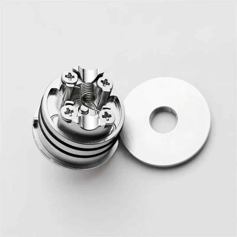 قاعدة رقيقة V2 بنمط YFTK لفلاش e-Vape ، V4.5 V4.5S Plus بخاخ خزان RTA MTL ، ملحق قلم Vape من الفولاذ المقاوم للصدأ