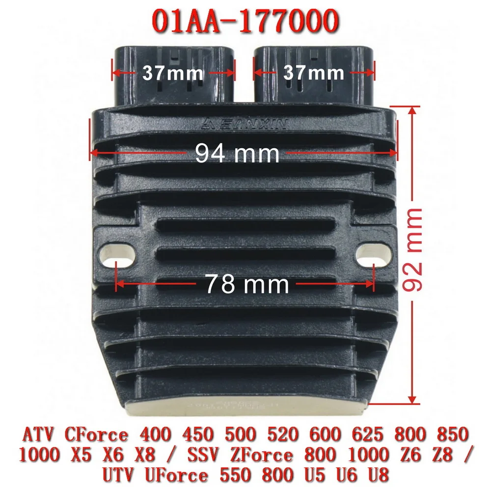 EFI Rectifier-Voltage Regulator-STD For CFMoto CForce 400 450 01AA-177000 POLICE MOTO CF400 400NK 400GT CF400ATR CF400AU CF Moto