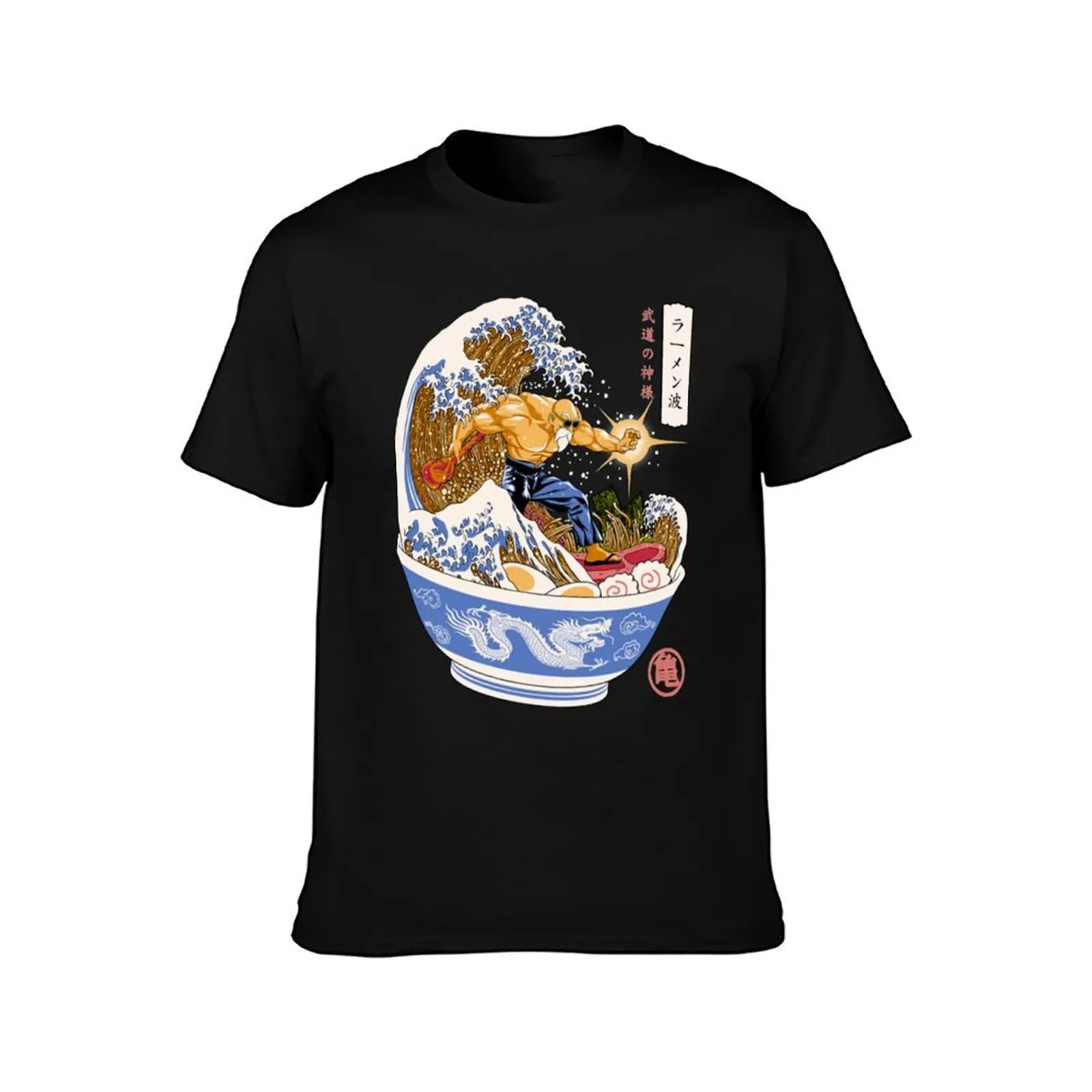 Ramen Roshi T-Shirt Work Basic Short Sleeve Top T-Shirt