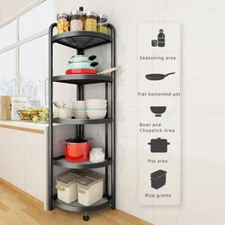2/4/5 Tier Opslag Plank Rollende Kar Gap Opbergrek Keuken Opslag Organizer Badkamer Organizer Driehoek Verplaatsbare Badkamer