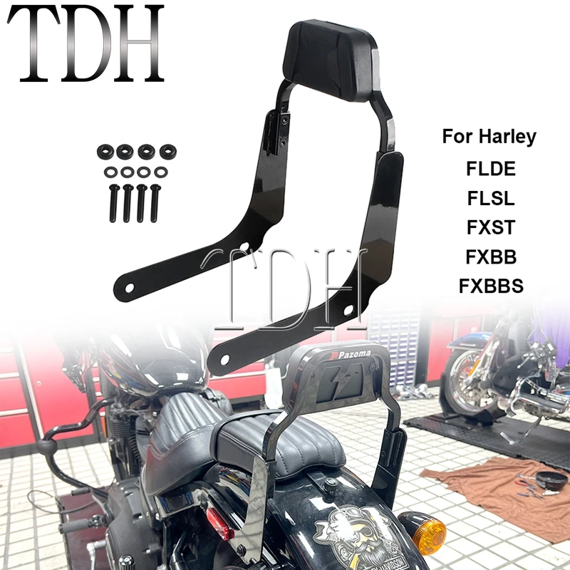 

Motorcycle Backrest Sissy Bar DS Mini Back Rest Accessories For Harley Softail Street Bob FXBB 18-2020 FXBBS 21-25 Standard FXST