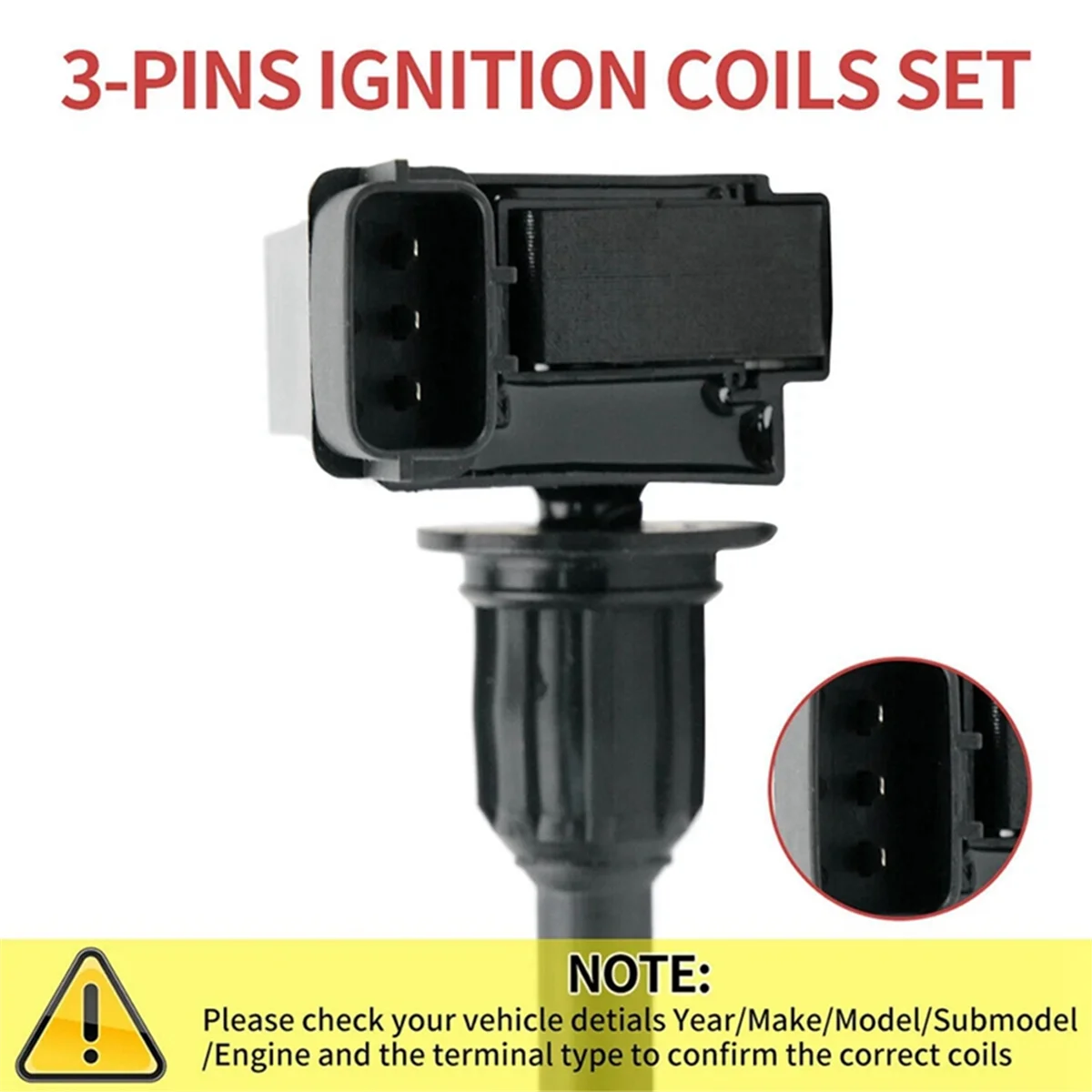 3PCS Car Ignition Coil for Infiniti I30 for Nissan Maxima 3.0L V6 22448-2Y000 22448-2Y001 224482Y000 224482Y001