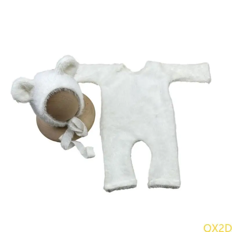 

QX2D Baby Photo Одежда для формы медведя и шляпная фотография